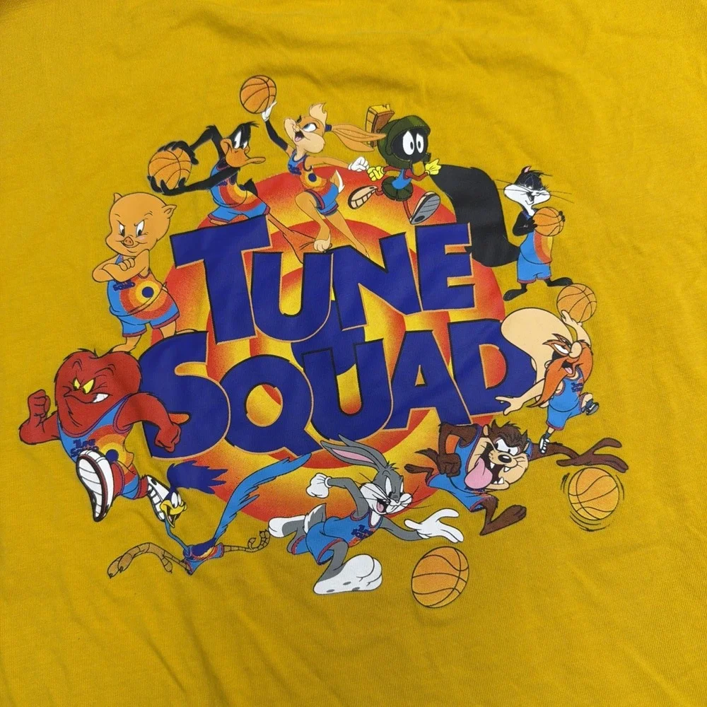 The Nike Tee Space Jam Mens yellow Graphic shirt size XXL Bugs Bunny Loony Toons